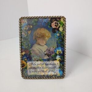 No Act of Kindness No Matter How Small is Ever Wasted Aesop Desk Wall Decor 5X7